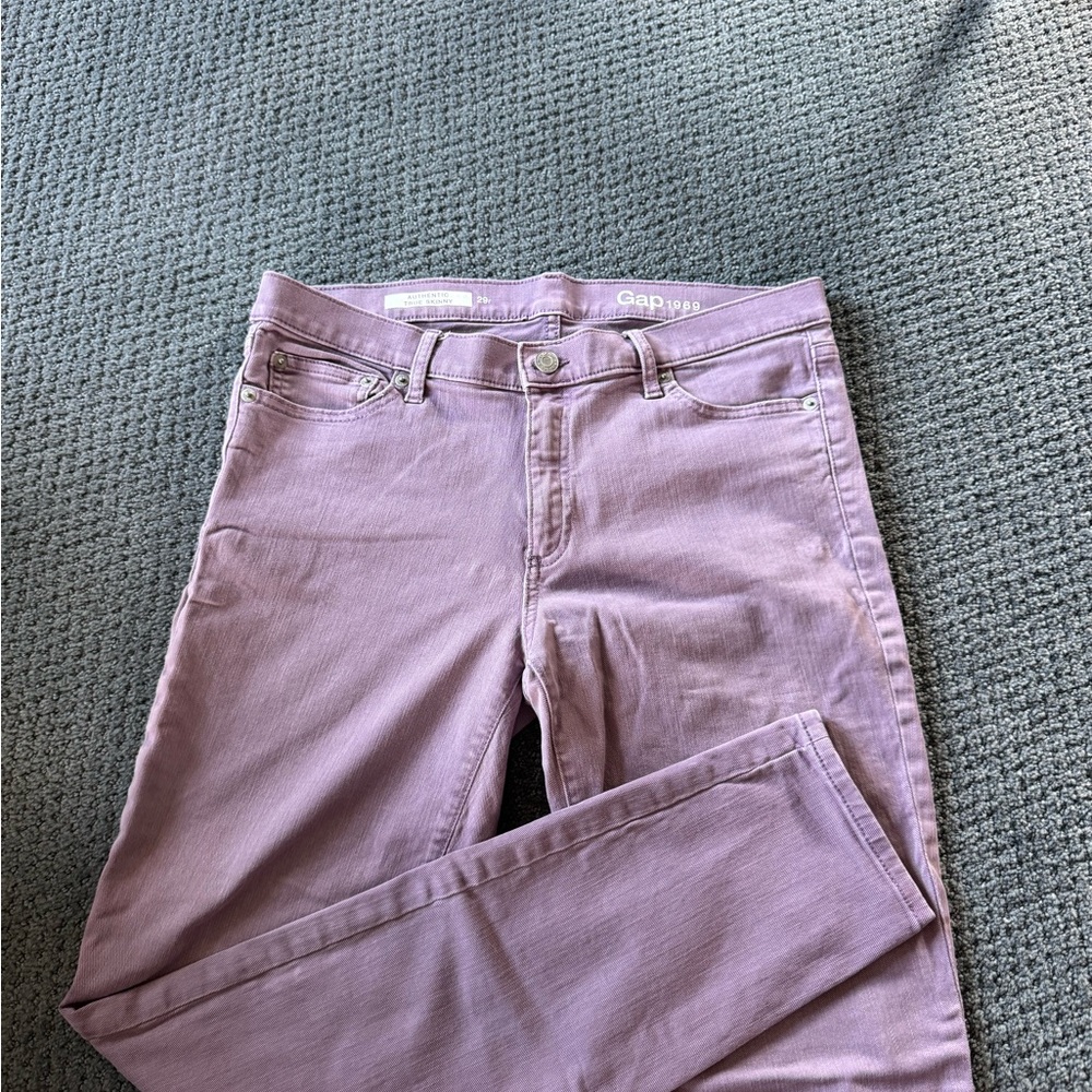 GAP Women's Lavender Slim Skinny Jeans